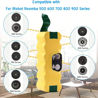 Batería 5000mAh más potente compatible Roomba 610, 620, 625, 630, 650, 660, 760, 770, 780, 790, 820, 840, 860, 880, 890